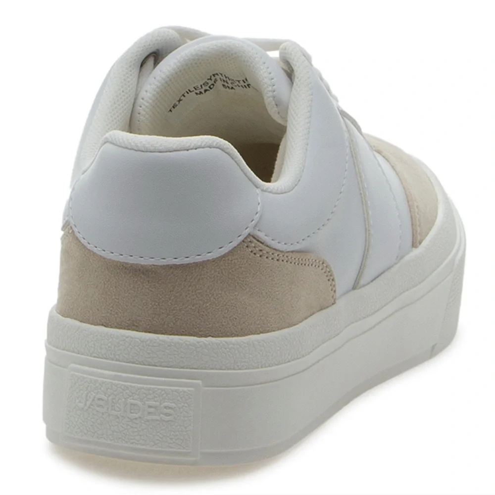 J/SLIDES NYC Gable White Sand Luxe Size 8 Sneakers
